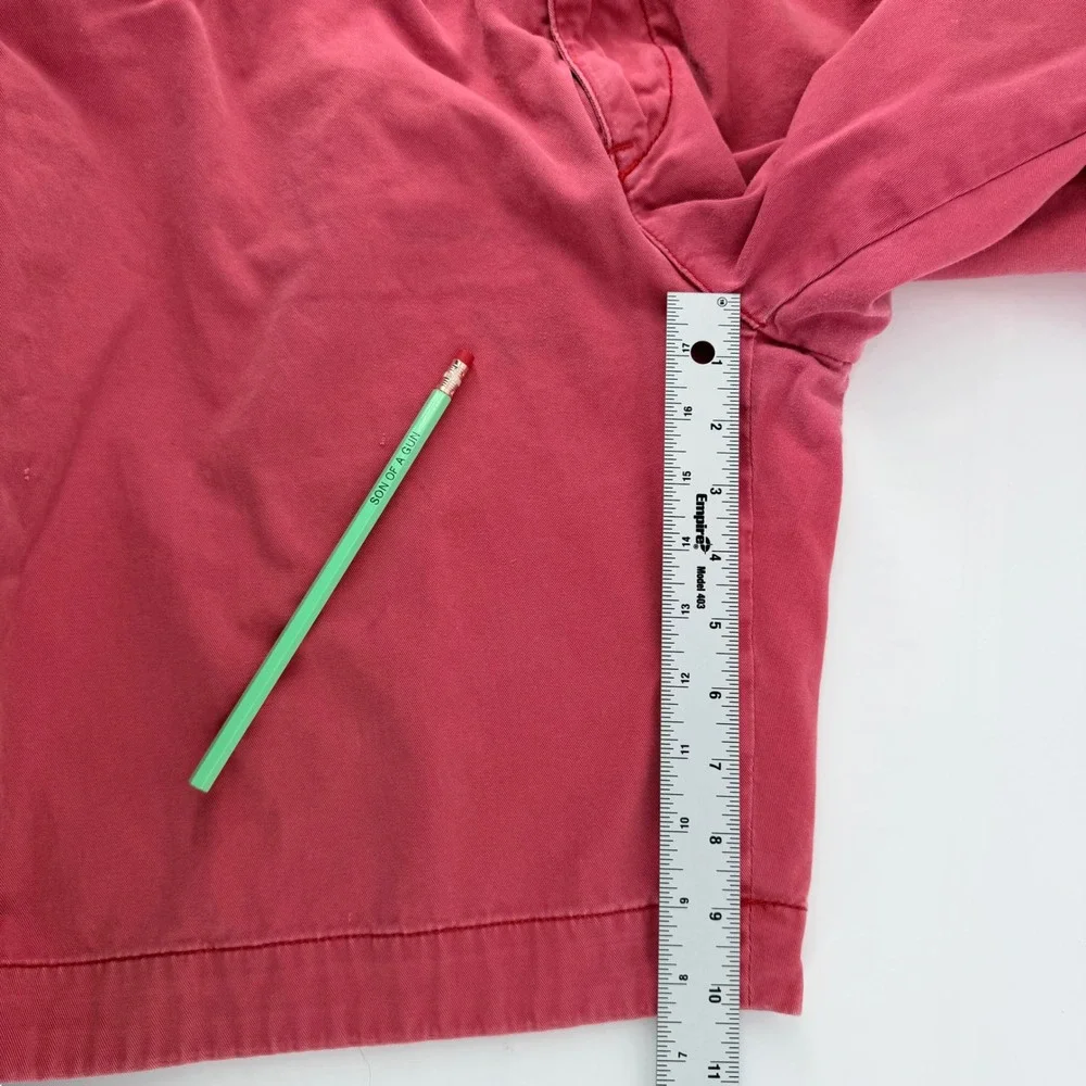 Polo Ralph Lauren Relaxed Fit Chino Shorts 40 Salmon Pink Coral Cotton Preppy